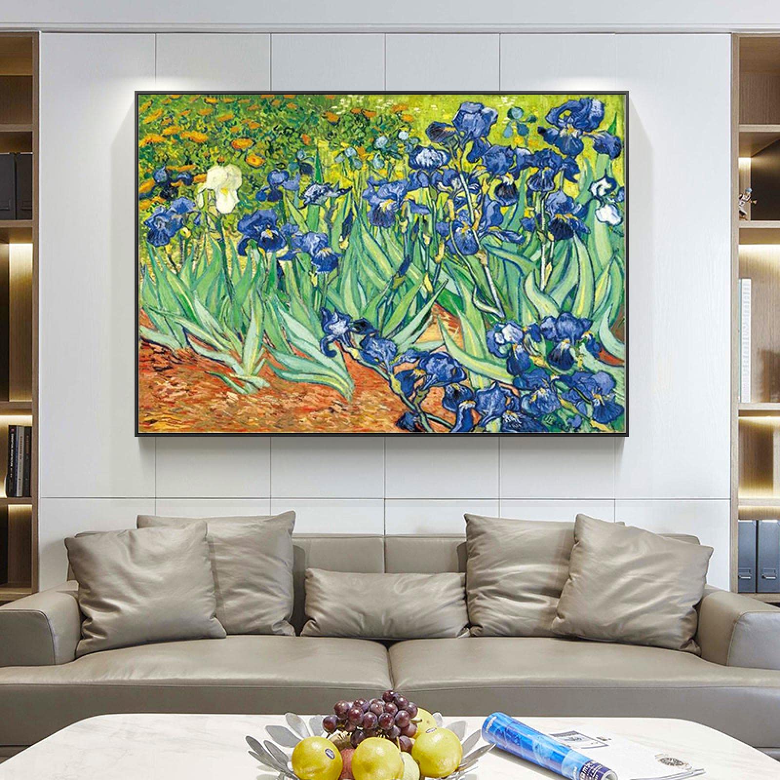 楽天市場】ゴッホ 絵画 アイリス F8号 送料無料 【複製】【美術印刷